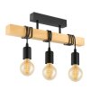 Illuminazione Eglo TOWNSHEND Lampada a sospensione Marrone, Nero, 3-Luci