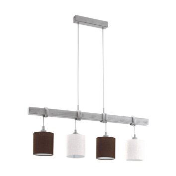 Eglo TOWNSHEND Lampadario a sospensione Bianco, 4-Luci
