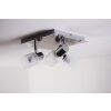 Brilliant LED Faretto da soffitto Cromo, Nichel opaco, Bianco, 3-Luci