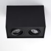 Baishan Plafoniera Nero, 2-Luci