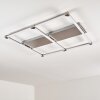 Beken Plafoniera LED Nichel opaco, 1-Luce