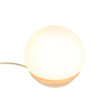 Steinhauer Ancilla Lampada da tavolo LED Legno chiaro, 1-Luce