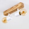 Barbengo Plafoniera Legno chiaro, Bianco, 2-Luci