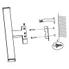 Eglo PANDELLA 1 Applique LED Cromo, 1-Luce