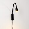 Alsea Lampada da comodino LED Nero, 1-Luce, Sensori di movimento