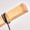 Barbengo Lampada a Sospensione Legno chiaro, Nero, 6-Luci