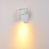 Zuoz Faretto da parete Bianco, 1-Luce
