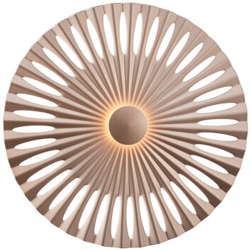 Brilliant Phinx Applique LED Marrone, Crema, 1-Luce
