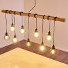 Barbengo Lampada a Sospensione Legno chiaro, Nero, 9-Luci