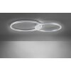 Plafoniera Paul Neuhaus Q-KATE LED Alluminio, 1-Luce, Telecomando