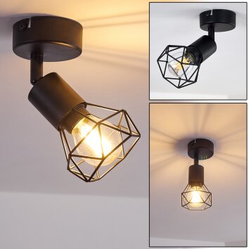 Baripada Plafoniera Nero, 1-Luce