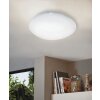 EGLO SILERAS-A Plafoniera LED Bianco, 1-Luce, Telecomando