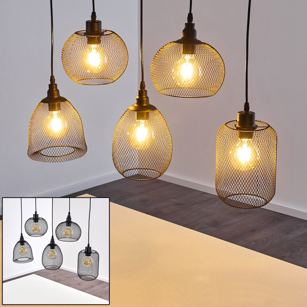 Aneby Lampada a Sospensione Nero, 5-Luci main product photo