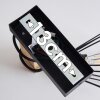 Barbengo Applique Marrone, Nero, 1-Luce