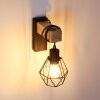 Barbengo Applique Marrone, Nero, 1-Luce