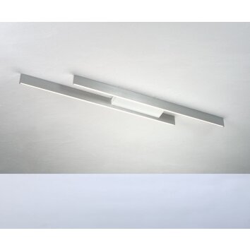 Bopp NANO PLUS COMFORT Plafoniera LED Alluminio, Bianco, 1-Luce