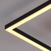 Alsterbro Plafoniera LED Nero, 1-Luce, Telecomando