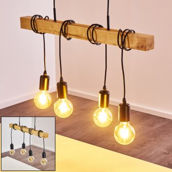 Barbengo Lampada a Sospensione Nero, 4-Luci