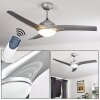 Sanford ventilatore da soffitto Argento, 1-Luce, Telecomando