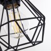 Barbengo Lampada a Sospensione Legno chiaro, Nero, 4-Luci