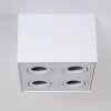 Baishan Plafoniera Bianco, 4-Luci
