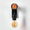 Barbengo Applique Marrone, Nero, 1-Luce