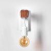Barbengo Applique Marrone, Bianco, 1-Luce