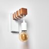 Barbengo Applique Marrone, Bianco, 1-Luce