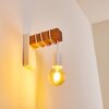 Barbengo Applique Marrone, Bianco, 1-Luce
