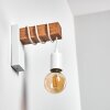 Barbengo Applique Marrone, Bianco, 1-Luce