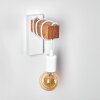 Barbengo Applique Marrone, Bianco, 1-Luce
