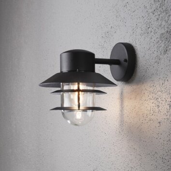 Konstsmide MODENA Applique Nero, 1-Luce