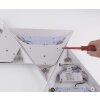 Paul Neuhaus Neuhaus Q-TETRA MASTER Applique LED Nichel opaco, 1-Luce, Telecomando, Cambia colore