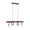 Eglo TOWNSHEND 4 Lampadario a sospensione Marrone, 6-Luci
