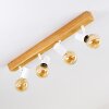 Barbengo Plafoniera Legno chiaro, Bianco, 4-Luci
