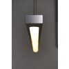 Masterlight Real 2 LED Lampada a sospensione Acciaio inox, Nichel opaco, 1-Luce