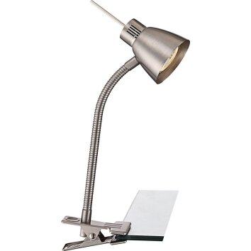 Globo Lampada da tavolo LED Nichel opaco, 1-Luce
