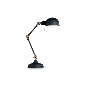 Ideal Lux TRUMAN Lampada da Tavolo Nero, 1-Luce