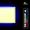 Brilliant Alissa Pannello LED Argento, 1-Luce, Telecomando, Cambia colore