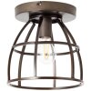 Plafoniera Brilliant Matrix Nero, 1-Luce